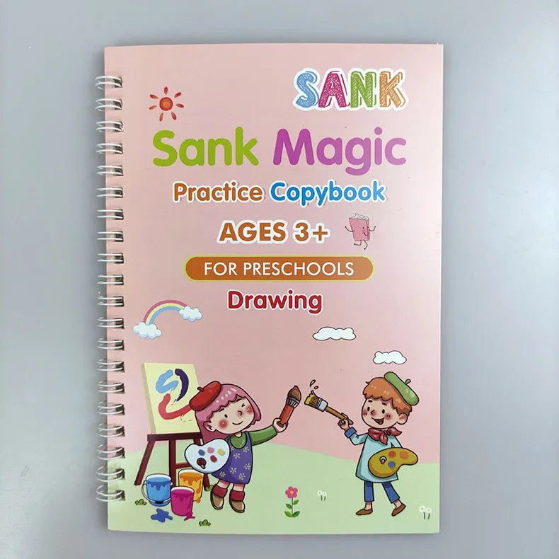 Aesthetic Stacks Sank Magic Practice Copybook For Kids