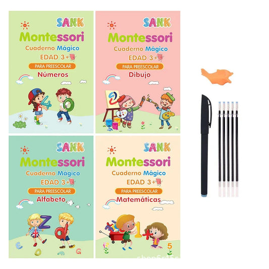 Aesthetic Stacks Sank Magic Practice Copybook For Kids
