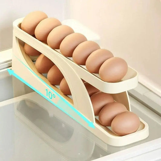 Aesthetic Stacks ROLLING EGG TRAY AND STORAGE RACK