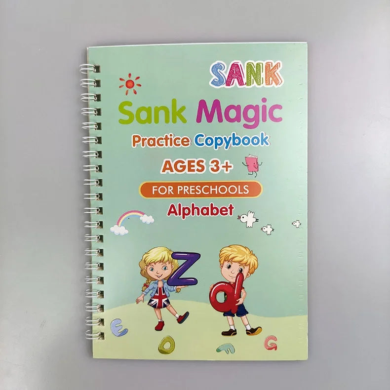 Aesthetic Stacks Sank Magic Practice Copybook For Kids