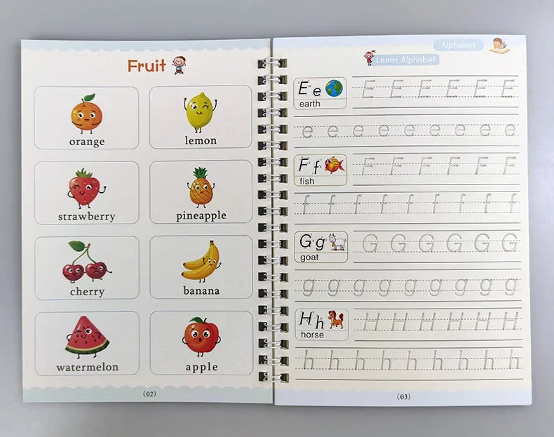 Aesthetic Stacks Sank Magic Practice Copybook For Kids