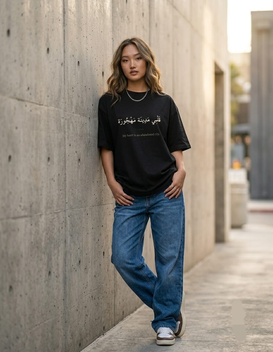 Aesthetic Stacks Arabic Chess tee, unisex heavyweight cotton fit